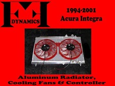 FF DYNAMIC RADIADOR Y SISTEMA DE VENTILADOR ELÉCTRICO DOBLE: 1994-2001 ACURA INTEGRA
