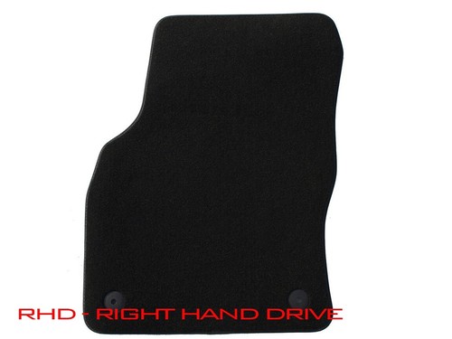 Per VW Golf 7 2013-2020 Set di tappetini neri originali e versione RHD 4 pezzi - Picture 3 of 10
