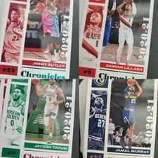 2020-21 Chronicles Basketball Base 1-50 Base Green Teal Pink -- You Pick