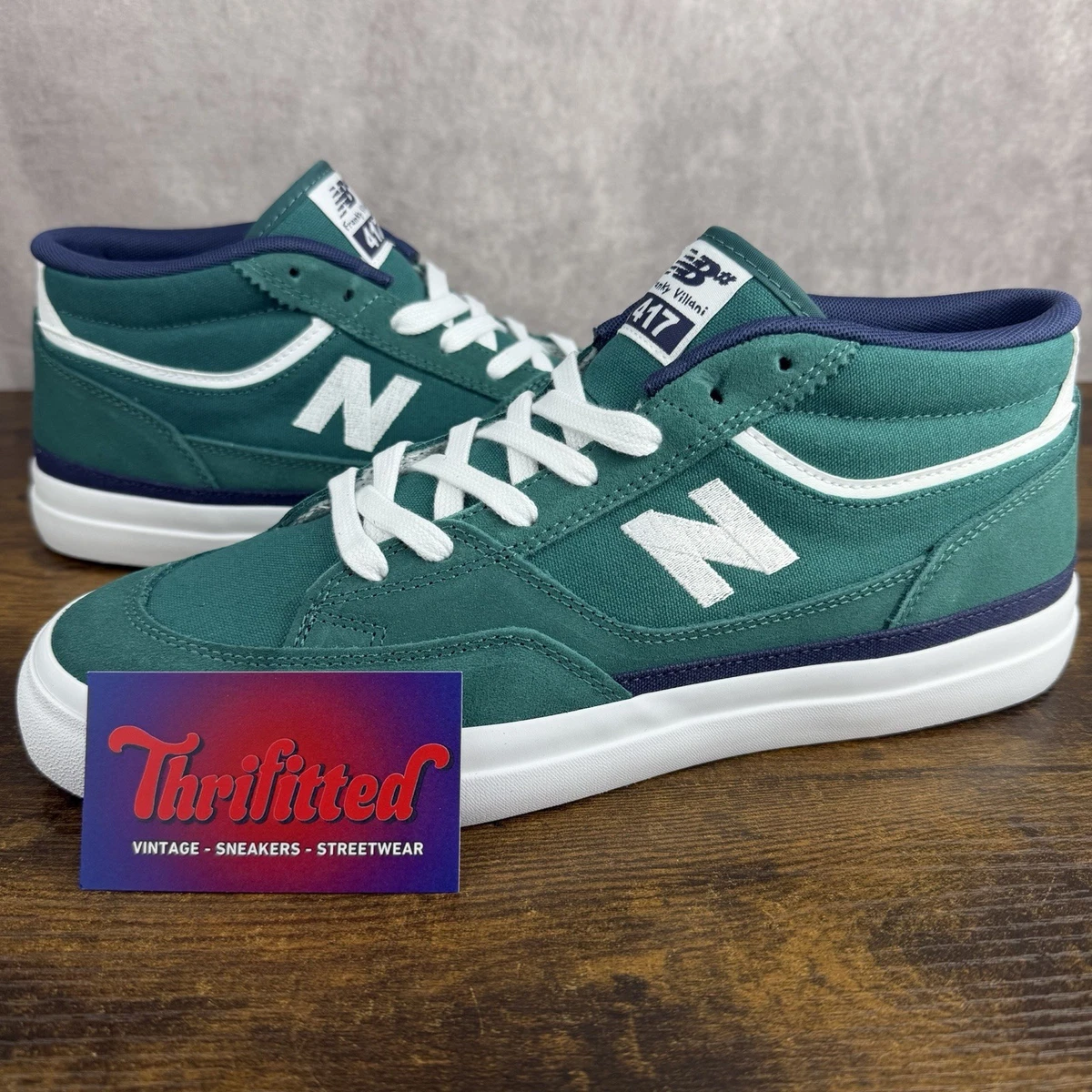 Franky Villani x New Balance Numeric 417 White Vintage Teal for