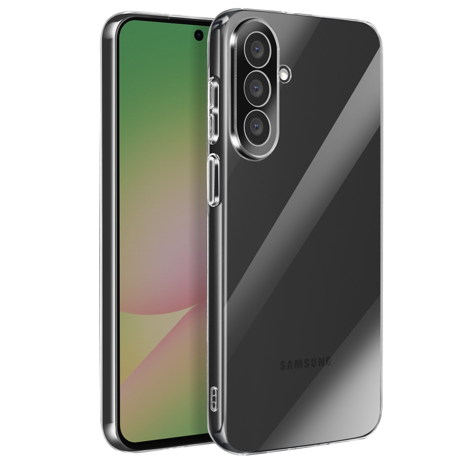 Coque Galaxy A57 silicone souple transparente protection caméra Avizar