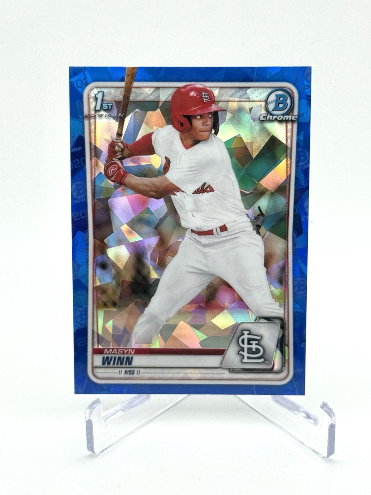 2020 Bowman Chrome Draft Sapphire Edition - Masyn Winn #BD-59 (RC) Cardinals