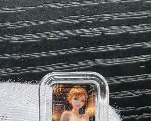SEXY! Frozen Anna - 1 Gram .999 Fine Pure Silver Colorized Mini Bar Round Coin
