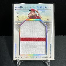 15/25 RHETT LOWDER HOLO JUMBO PROSPECT MATERIAL 2024 Panini Boys Of Summer REDS