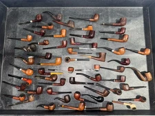Tobacciana:   Huge ESTATE LOT of  SMOKING PIPES (120)