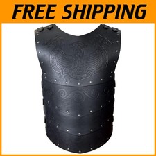 Viking Warrior Cosplay Armor - Embossed Leather Chest Piece