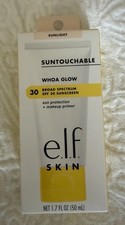 New e.l.f. Skin Suntouchable Whoa Glow SPF 30 1.7 fl oz Exp 04/26 Sunlight