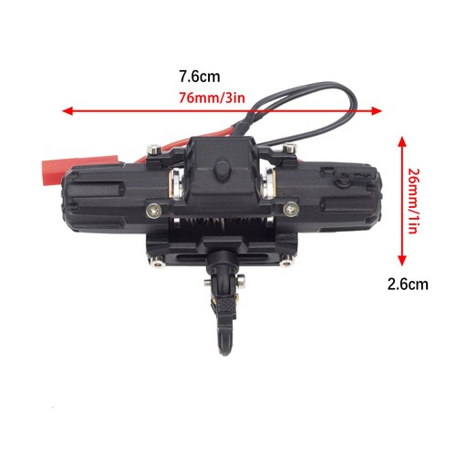RC Crawler Metal Winch For 1:10 Scale SCX10 III AXI03007 90046 Remote Receiver d - Picture 4 of 15