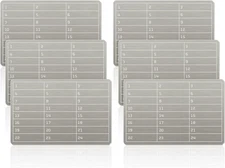 6 Plates Steel Wallet Crypto Cryptocurrency Seed Storage Crypto Wallet for Bitco