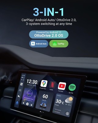 OTTOCAST P3 CarPlay AI Box - CarPlay Android Auto HDMI