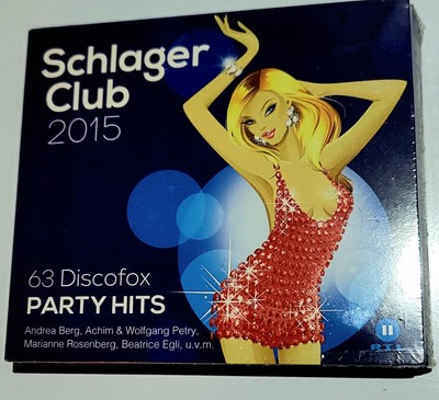 SCHLAGER CLUB 2015 63 DISCOFOX PARTY HITS: BEST OF 3 CD FACTORY SEALED RTL NEW  