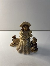 VTG 1995 Boyds Yesterdays Child Dollstone Emily & Kathleen Resin Figurine #3508