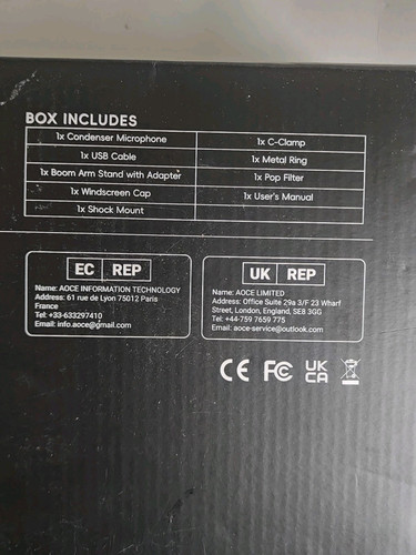 FIFINE Gaming, Streaming, Podcast, USB Microphone Kit Computer PC - Picture 3 of 3