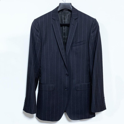 Dolce & Gabbana Wool 2B Jacket Dark Navy Size 44 G1X2MT | eBay