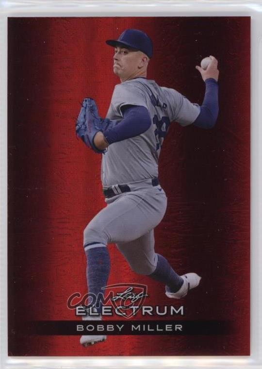 2024 Leaf Electrum Red 5/5 Bobby Miller #7 2l4
