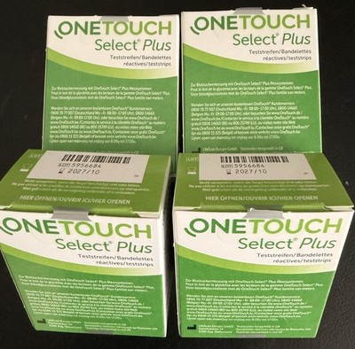 OneTouch Select Plus Blutzucker-Teststreifen, 4x50