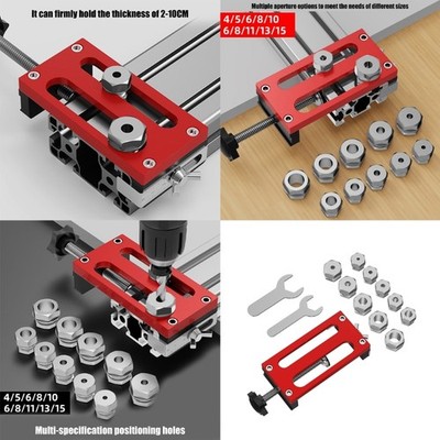 Portable Aluminum Alloy Drill Guide Hole Locators For DIY And Professional Use