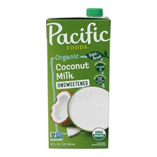 Pacific Foods Organic Unsweetened Coconut Milk, Plant 32 Fl Oz Pack of 1