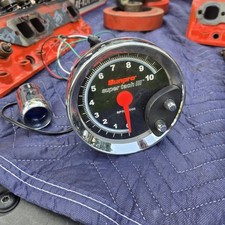 Vintage Sunpro Super Tach Iii 10000 Rpm Tachometer Chrome Muscle Car Hot Rod Vintage Sunpro Super Tach Iii 10000 Rpm Tachometer Chrome Muscle Car Hot Rod