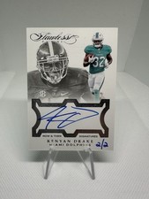 2016  Flawless - Rookie Now and Then Signatures Kenyan Drake #RNKD Silver 2/2