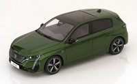 1:18 Otto Peugeot 308 Gt 2022 Darkgreen-Metallic