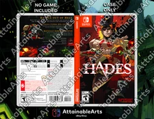 HADES: Game Case/Custom Cover (Nintendo Switch 2020) - NO GAME