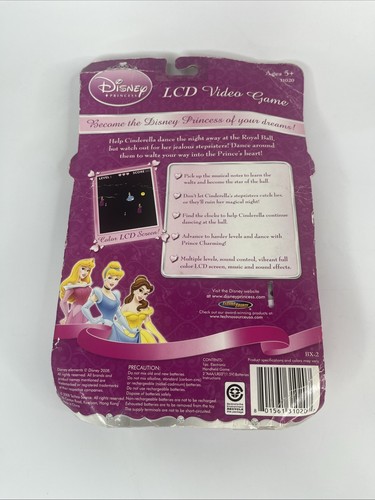 Disney Princess Cinderella Handheld LCD Video Game VTG BRAND NEW - Picture 3 of 3