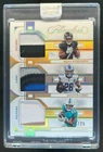 2023 Flawless Bijan Robinson De'Von Achane Jahmyr Gibbs Triple Patches RC #24/25