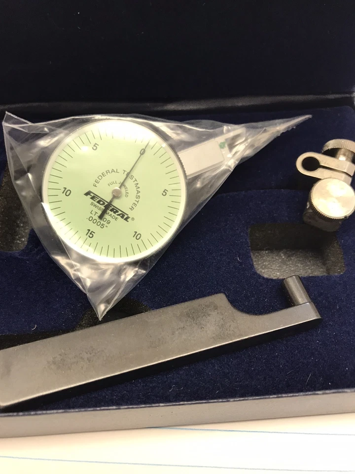 1 pc. MAHR FEDERAL LT-109 .0005 FULLY JEWELED 0-15-0 TEST INDICATOR. SWISS - Image 4 of 4