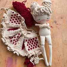 Muñeca Angel Crochet, Muñeca Amigurumi Ganchillo Hecho a Mano Regalo, Muñeca Amigurumi