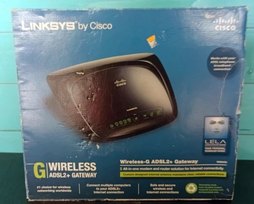 Linksys / Cisco Wireless-G ADSL2+ Gateway Modem Router WAG54G2