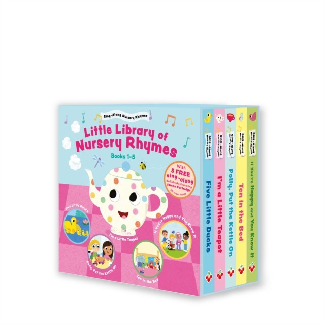 Sweet Cherry Publishing Sing-Along Nursery Rhymes Illustrated 5 Board Books Collection Box Set - Ages 3-6 - Board Book - Image 5
