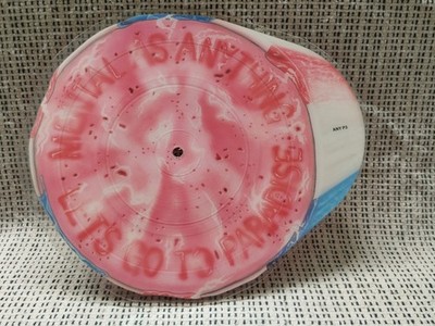 Mental As Anything Rare 10'' Shaped Picture Disc, Let's Go To Paradise UK 1987 EX 