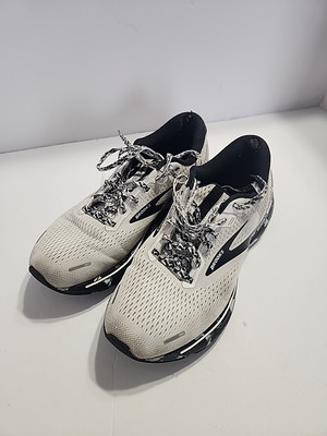 Brooks Ghost 14 Womens Size 9 Grey & Black Athletic Running Shoes Sneakers