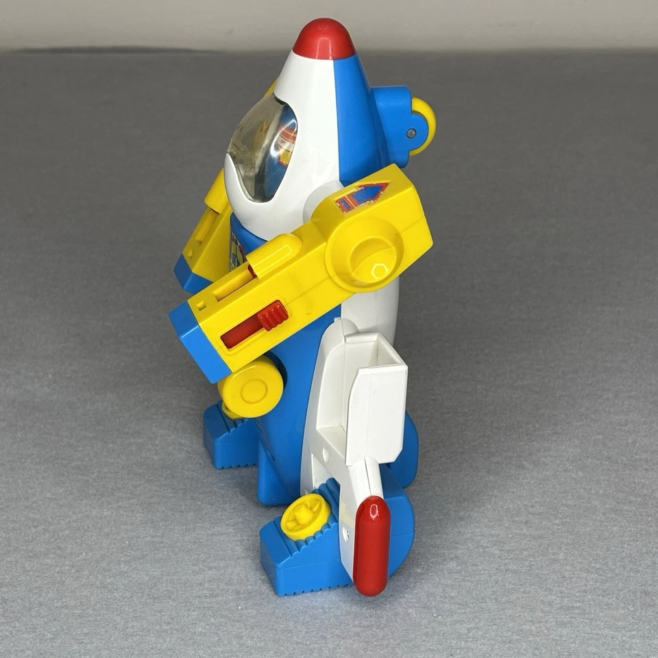 1986 Takara Playskool My First Transformer Jet-Kun Jet Airplane Action Figure - Image 4 of 4