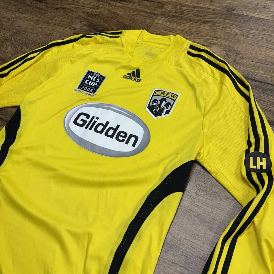 Camiseta Columbus Crew 2008 | Brad Evans 3 | Grande | Manga larga | Copa MLS | RARA Foto 2 de 4