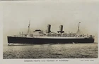 GLASGOW PAQUEBOT POSTCARD - CANADIAN PACIFIC LINE