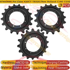 Drive Sprocket 17 Teeth For New Holland C178 C180 LT185/Case TV380 420CT 3pcs