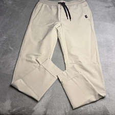 UNRL Pants Men Small 28” Apex Performance Tapered Jogger Golf Stretch Tan *DESC