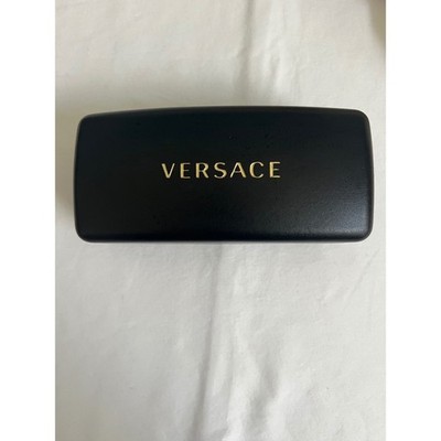 Versace Sunglasses Case Authentic Black Hard Clam Shell Gold  display picture 2