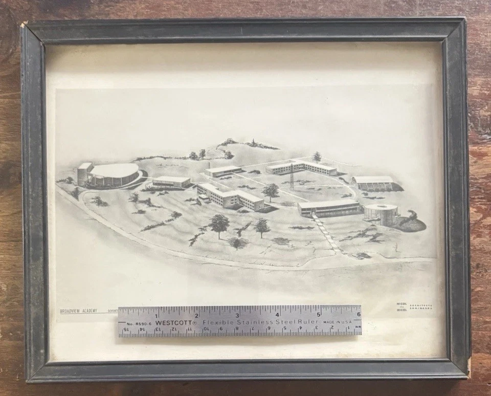 Dibujo de Iglesia Adventista del Séptimo Día de Colección Nicol Architectural Ginebra Illinois Foto 3 de 4