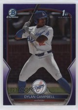 2023 Bowman Draft Chrome Purple Refractor 23/250 Dylan Campbell #BDC-181 1b0j