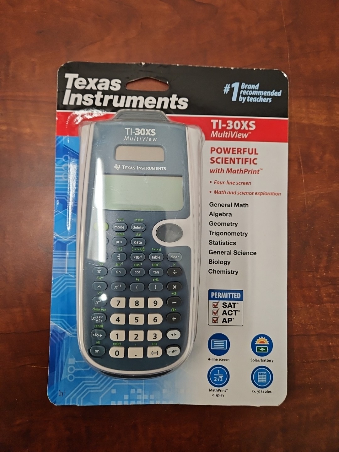 Texas Instruments TI-30XS MultiView Powerful Scientific Calculator Brand New