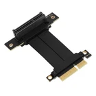 PCIE 4.0 X4 Graphics Card Extension Cable 8GB/s Prevent Electromagnetic