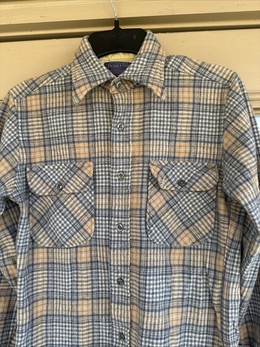 Pendleton Board Wool Plaid Shirt Flannel Men Size Small NWOT - Picture 3 of 19