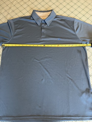Quicksilver Polo Shirt XL Extra Large Waterman Size Slate Blue Short Sleeve Rare - Picture 8 of 24