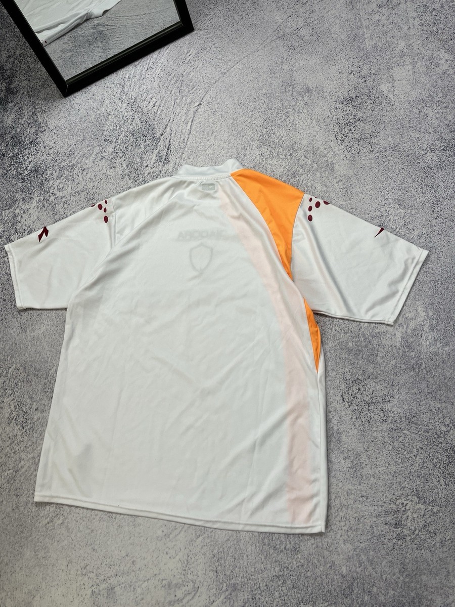 夏セール2004/05 DIADORA AS ROMA ホームレプリカ　Mサイズ 2004/05 Diadora AS ROMA Home Replica Jersey,