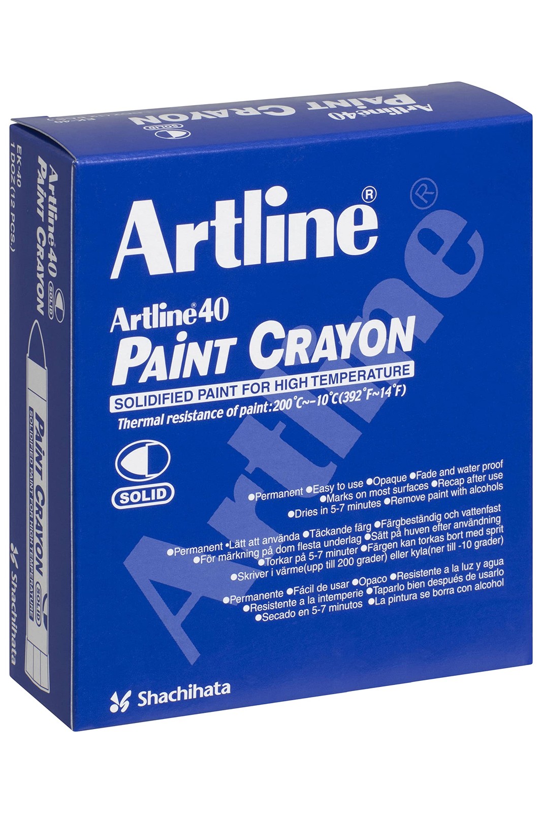 Artline 40 Permanent Paint Crayon Yellow 11290₽