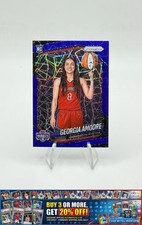 2025 Panini Prizm WNBA Georgia Amoore Rookie #140 Blue Velocity Prizms Mystics