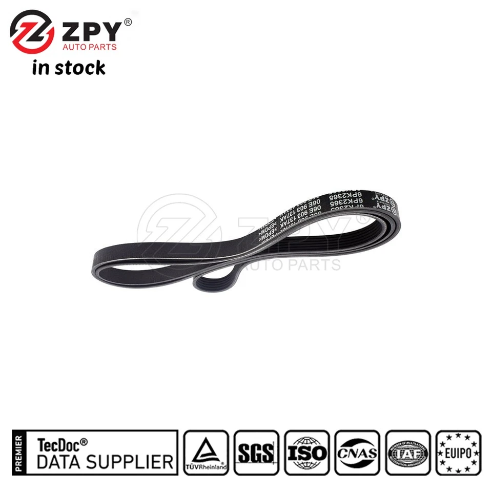 ZPY New Hight Quality Belt Drive Kit For 2018 Audi A8 Quattro 06E 903 137AK - Imagem 3 de 4